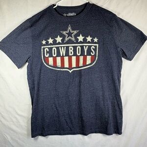 Cowboys Navy Blue Graphic T-Shirt